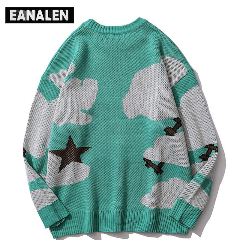 Handstitched Harajuku Thick Rapper Sweater